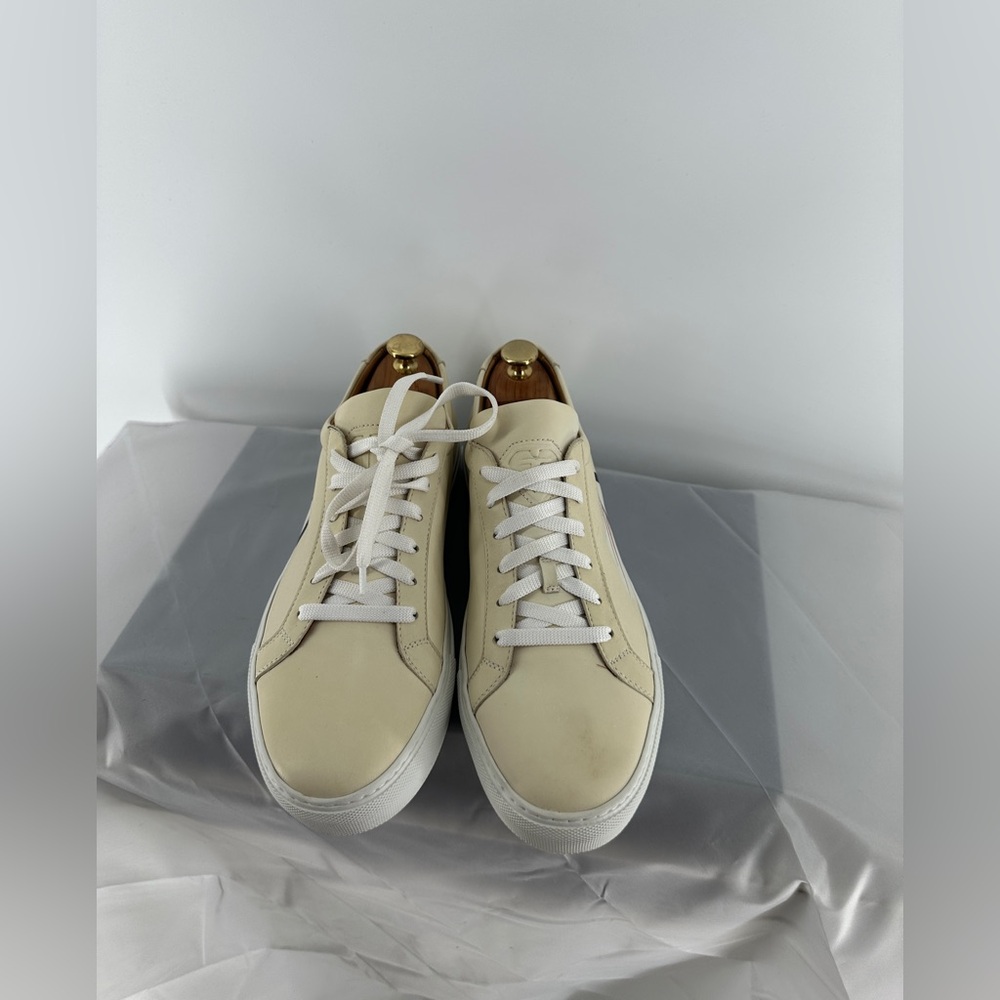 Gianni Gallucci cream leather sneakers - Picture 2 of 7
